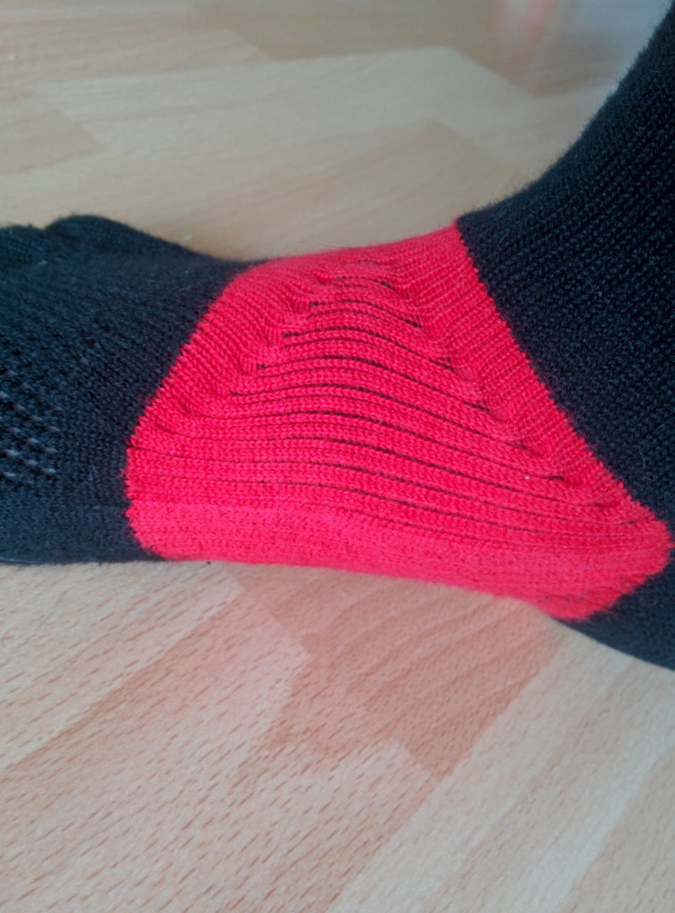 Zehensocken im Test - Knitido Marathon - Fußgewölbe